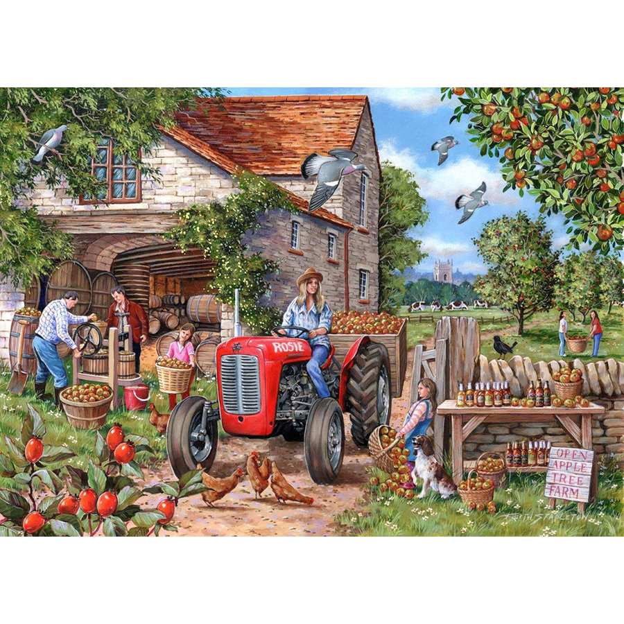 House of Puzzles Cider & Rosie - BIG 500 Piece Jigsaw Puzzle