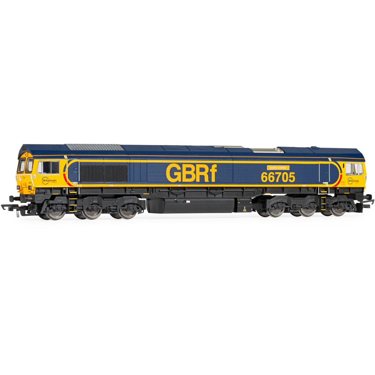 Hornby R30334 GBRf, Class 66, Co-Co, 66705 'Golden Jubilee' - OO Gauge