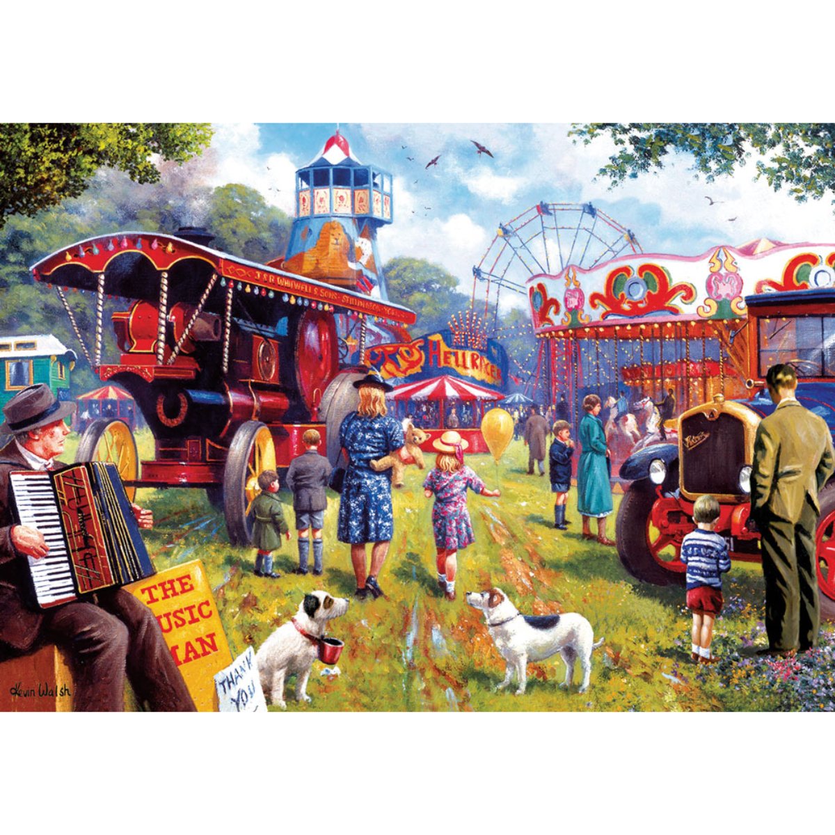 A Day At The Fair - Kevin Walsh 1000 Piece Jigsaw Puzzle - Phillips Hobbies