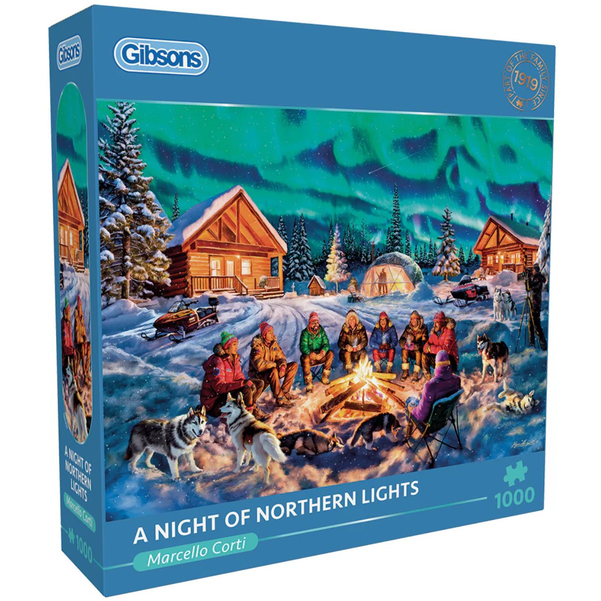 A Night of Northern Lights - Gibsons 1000 Piece Jigsaw Puzzle - Phillips Hobbies