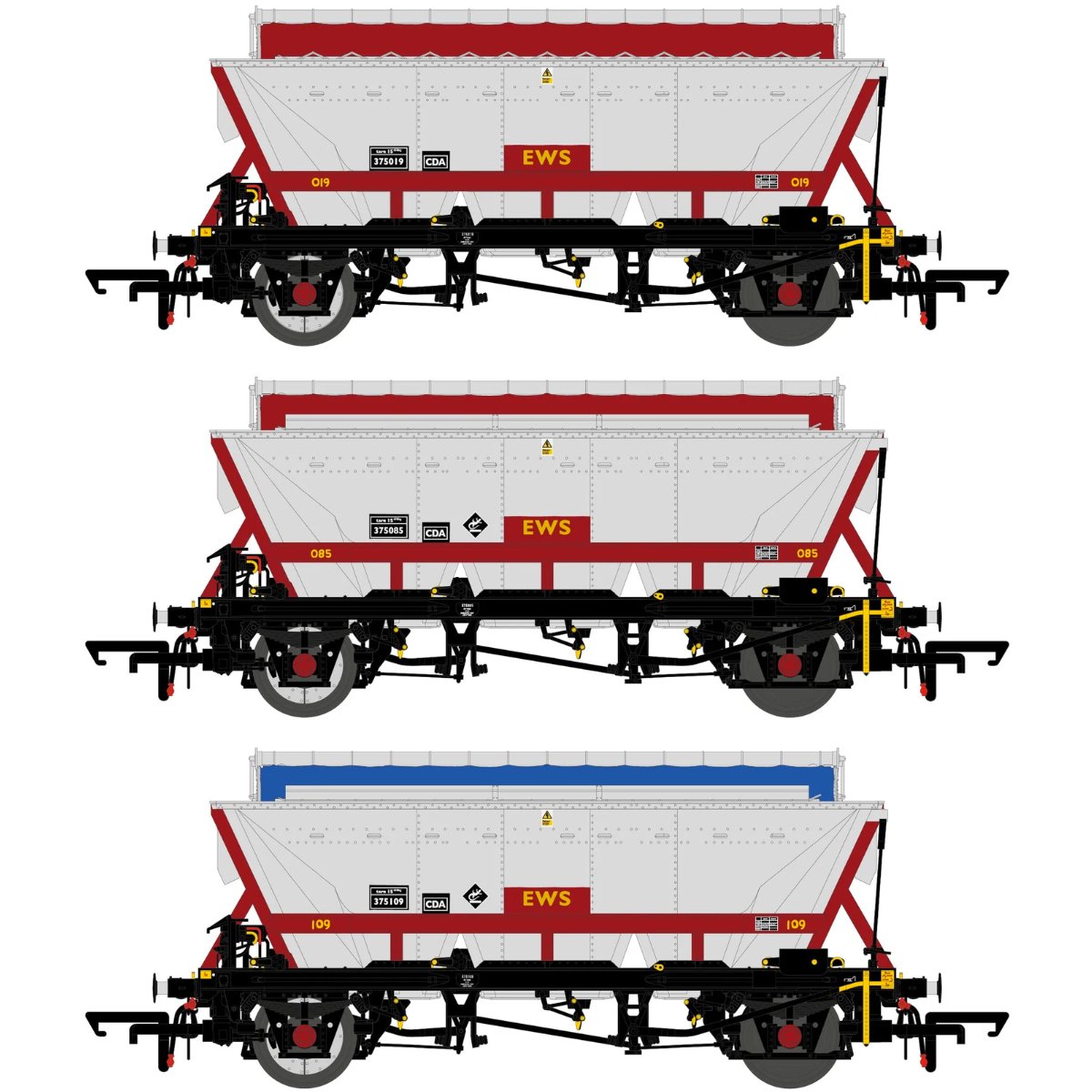 Accurascale CDA EWS Triple Wagon Pack 2 - Phillips Hobbies