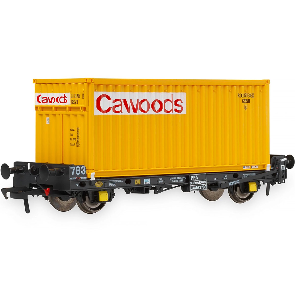 Accurascale PFA - Cawoods Coal Containers E - Phillips Hobbies