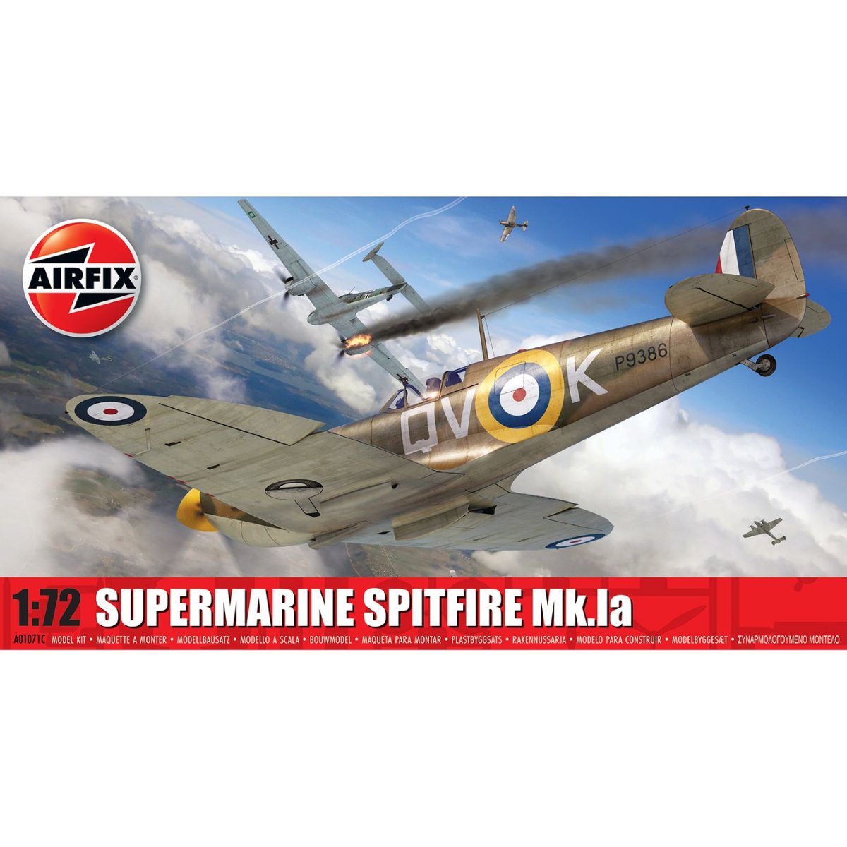 Airfix A01071C Supermarine Spitfire Mk.Ia 1:72 - Phillips Hobbies