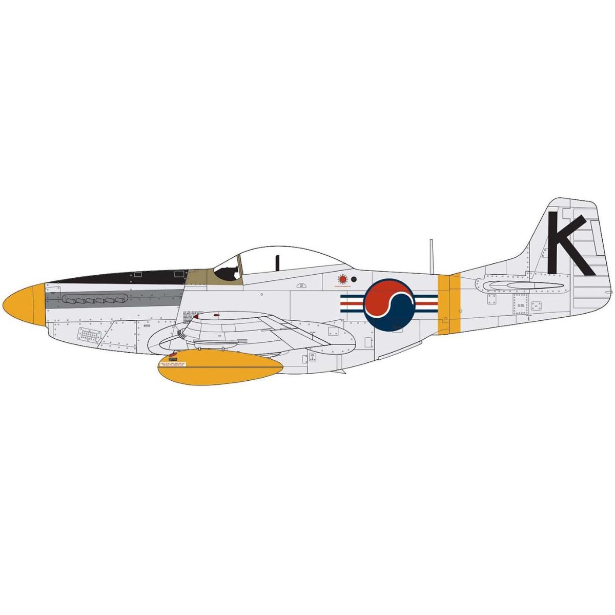 Airfix A02047A North American F - 51D Mustang 1:72 - Phillips Hobbies