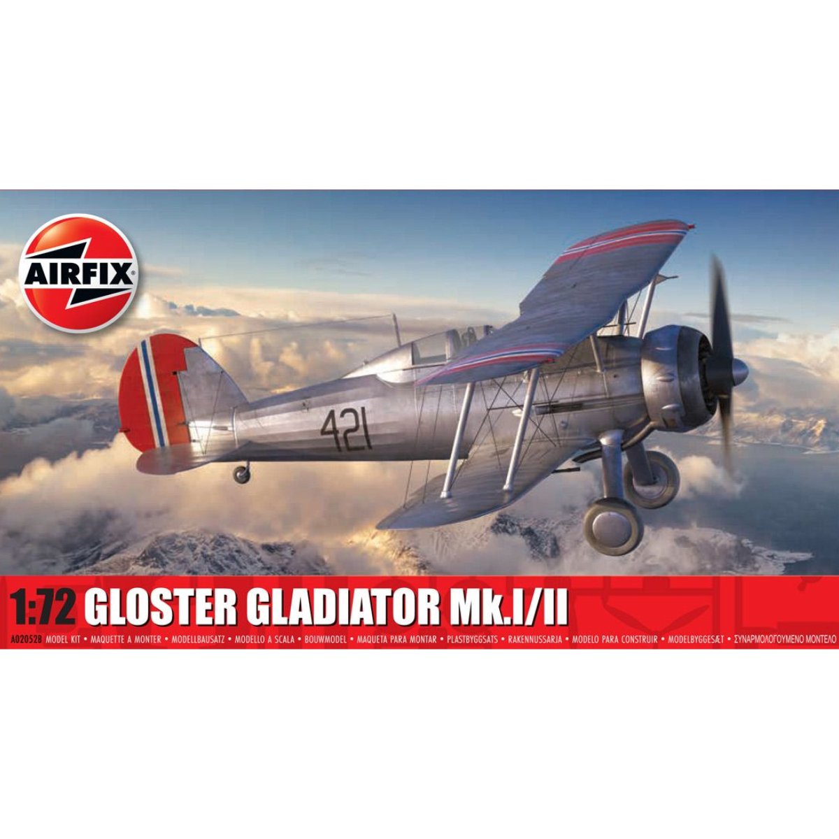 Airfix A02052B Gloster Gladiator Mk.I/Mk.II 1:72 - Phillips Hobbies