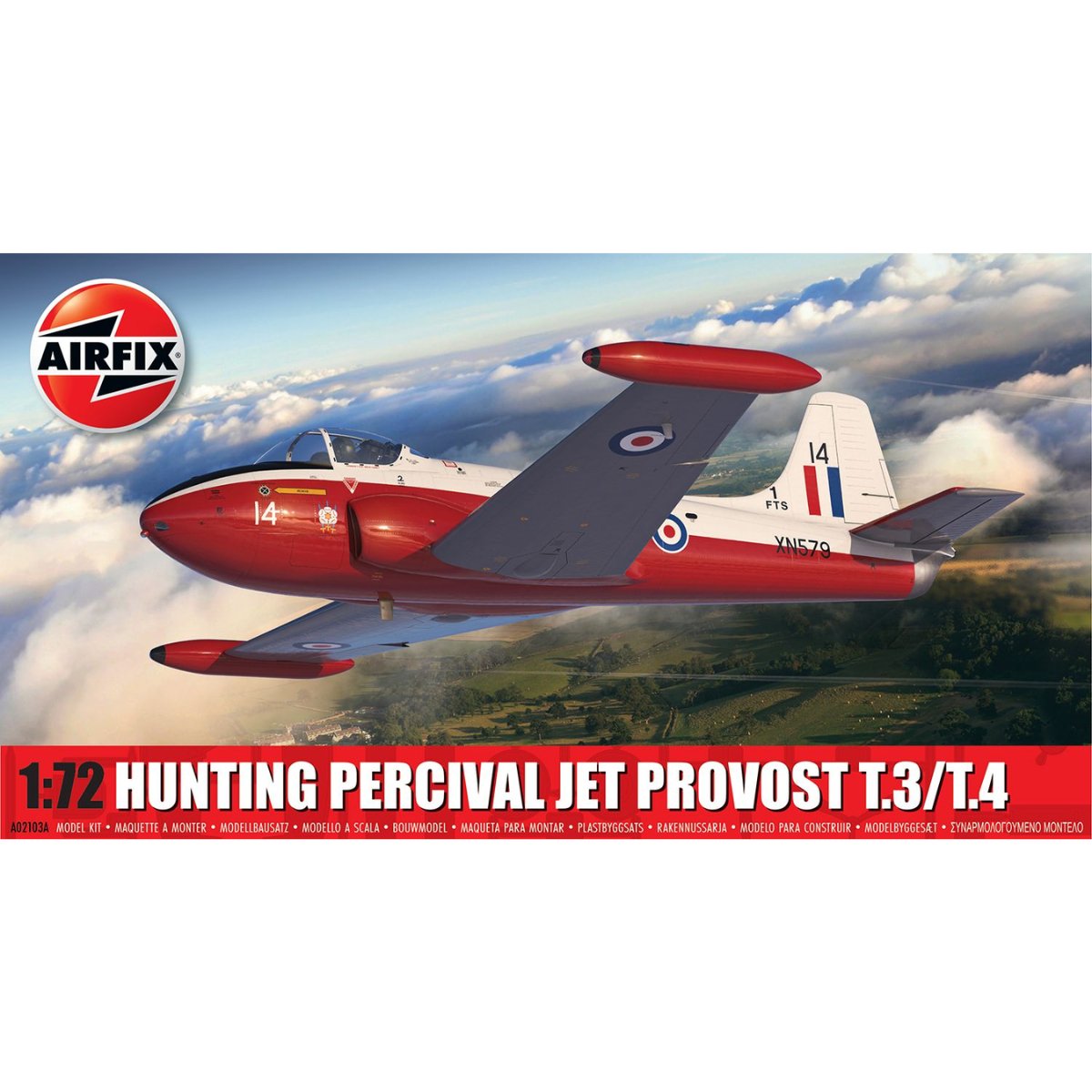 Airfix A02103A Hunting Percival Jet Provost T.3/T.4 1:72 - Phillips Hobbies