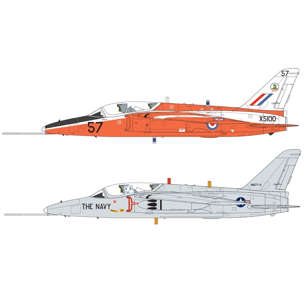 Airfix A02105 Folland Gnat T.1 1:72 - Phillips Hobbies