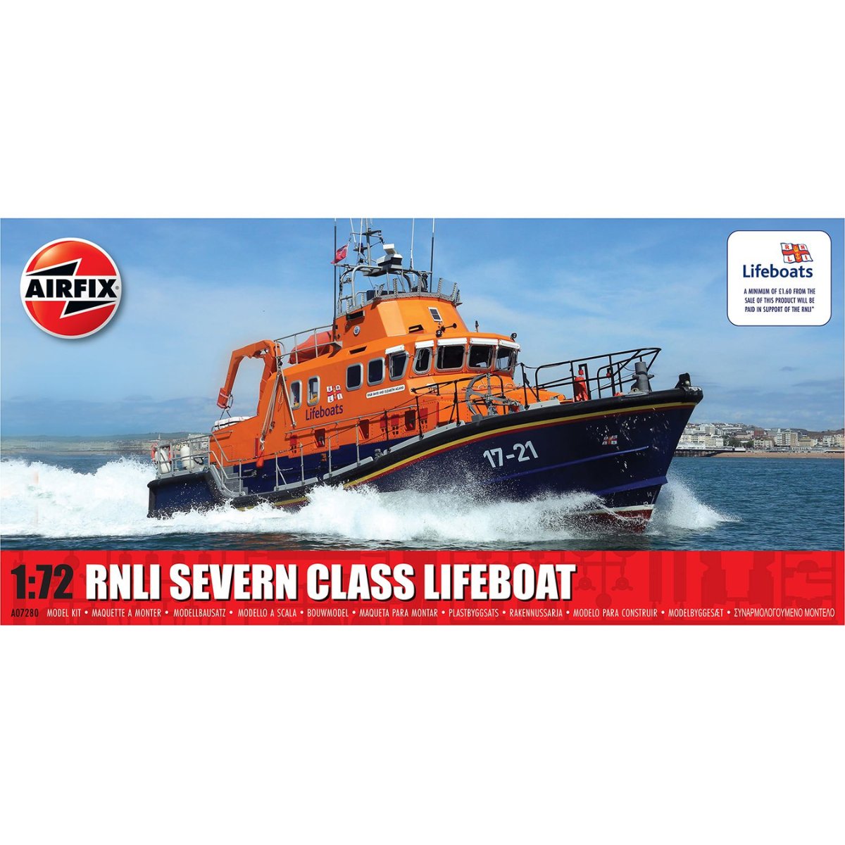 Airfix A07280 RNLI Severn Class Lifeboat 1:72 - Phillips Hobbies