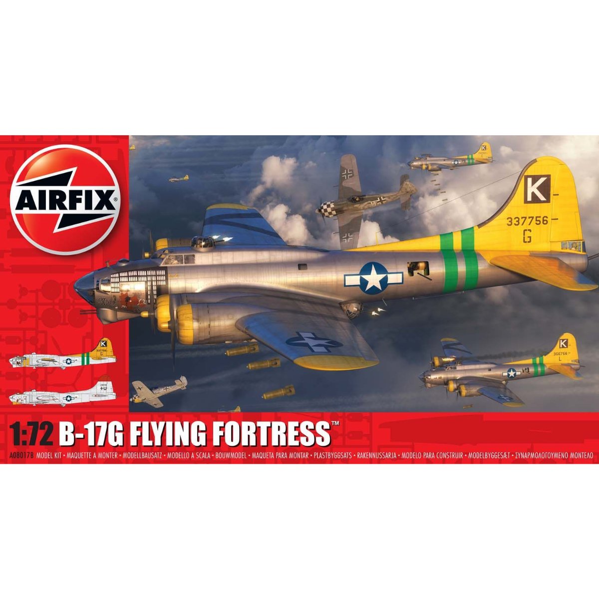 Airfix A08017B B - 17G Flying Fortress Plastic Kit 1:72 - Phillips Hobbies