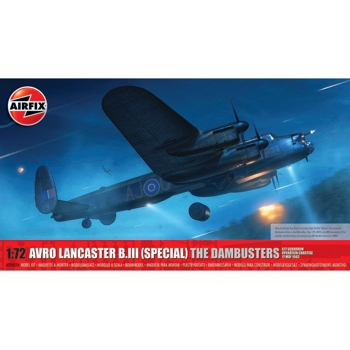 Airfix A09007A Avro Lancaster B.III (Special) 'The Dambusters' 1:72 - Phillips Hobbies