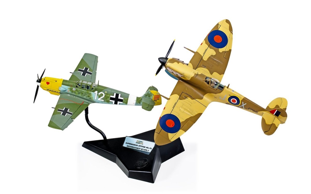 Airfix A50160 Supermarine Spitfire Mk.Vb Messerschmitt Bf109E Dogfight Double Gift Set 1:72 - Phillips Hobbies