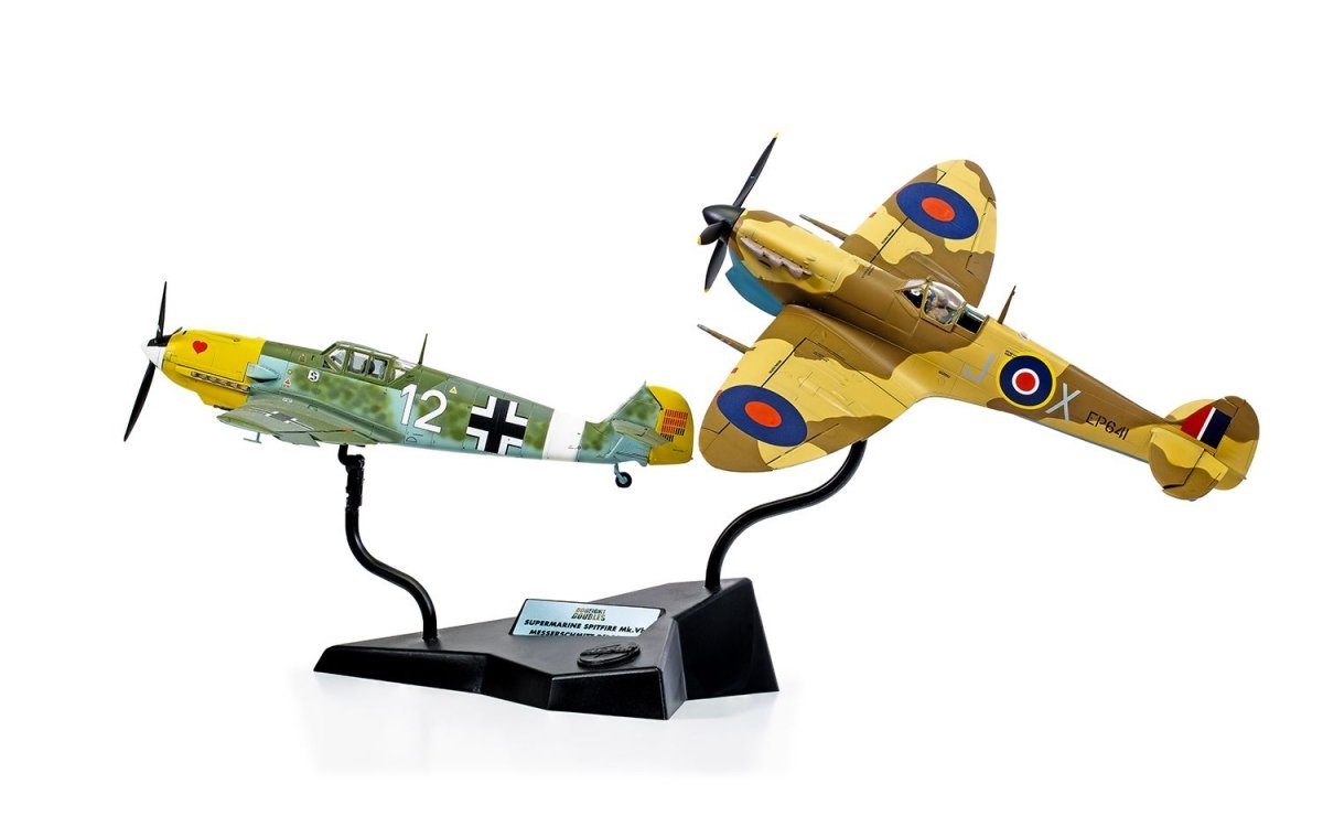 Airfix A50160 Supermarine Spitfire Mk.Vb Messerschmitt Bf109E Dogfight Double Gift Set 1:72 - Phillips Hobbies