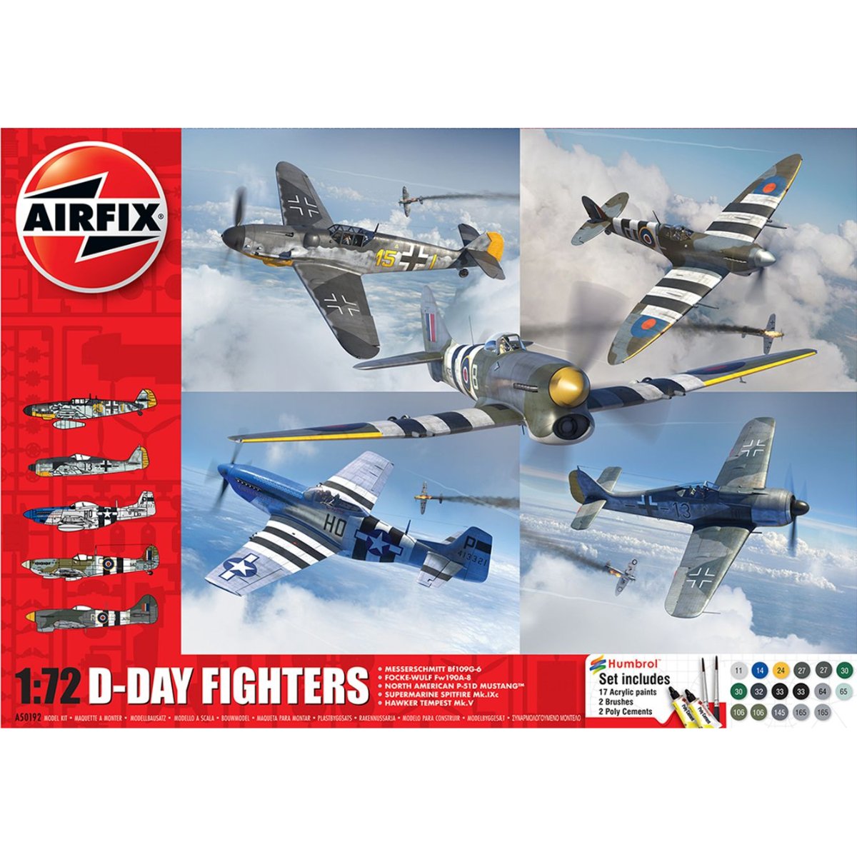 Airfix A50192 D - Day Fighters Gift Set 1:72 - Phillips Hobbies