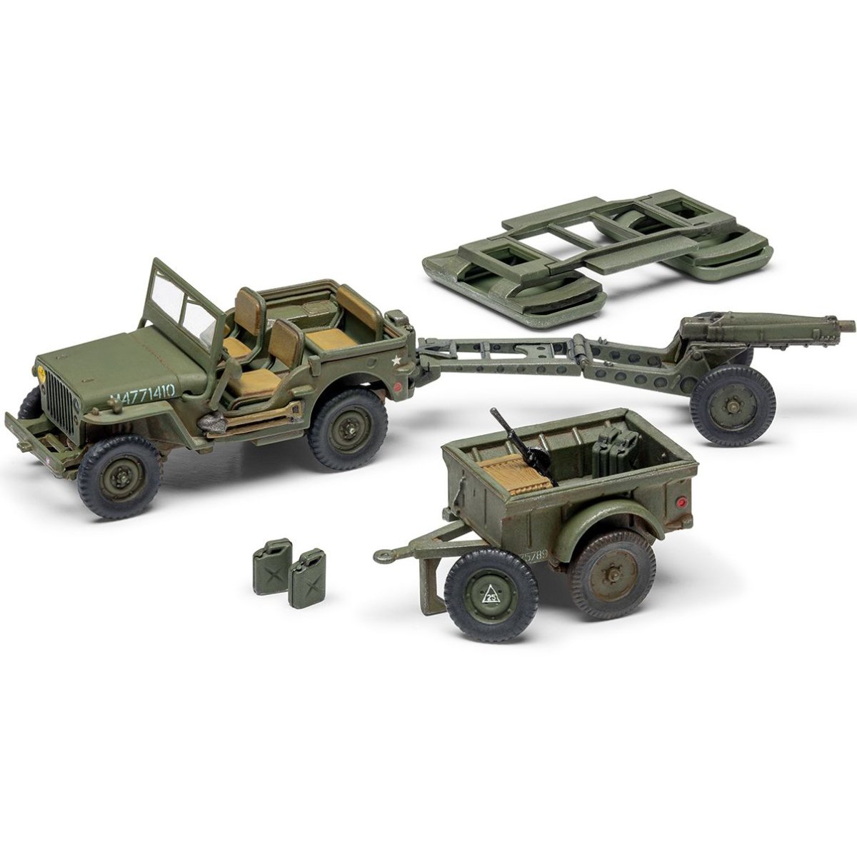 Airfix A55117A Starter Set Willys MB Jeep 1:72 - Phillips Hobbies