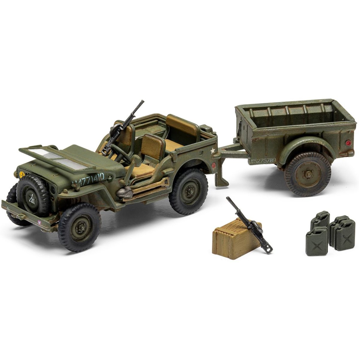 Airfix A55117A Starter Set Willys MB Jeep 1:72 - Phillips Hobbies