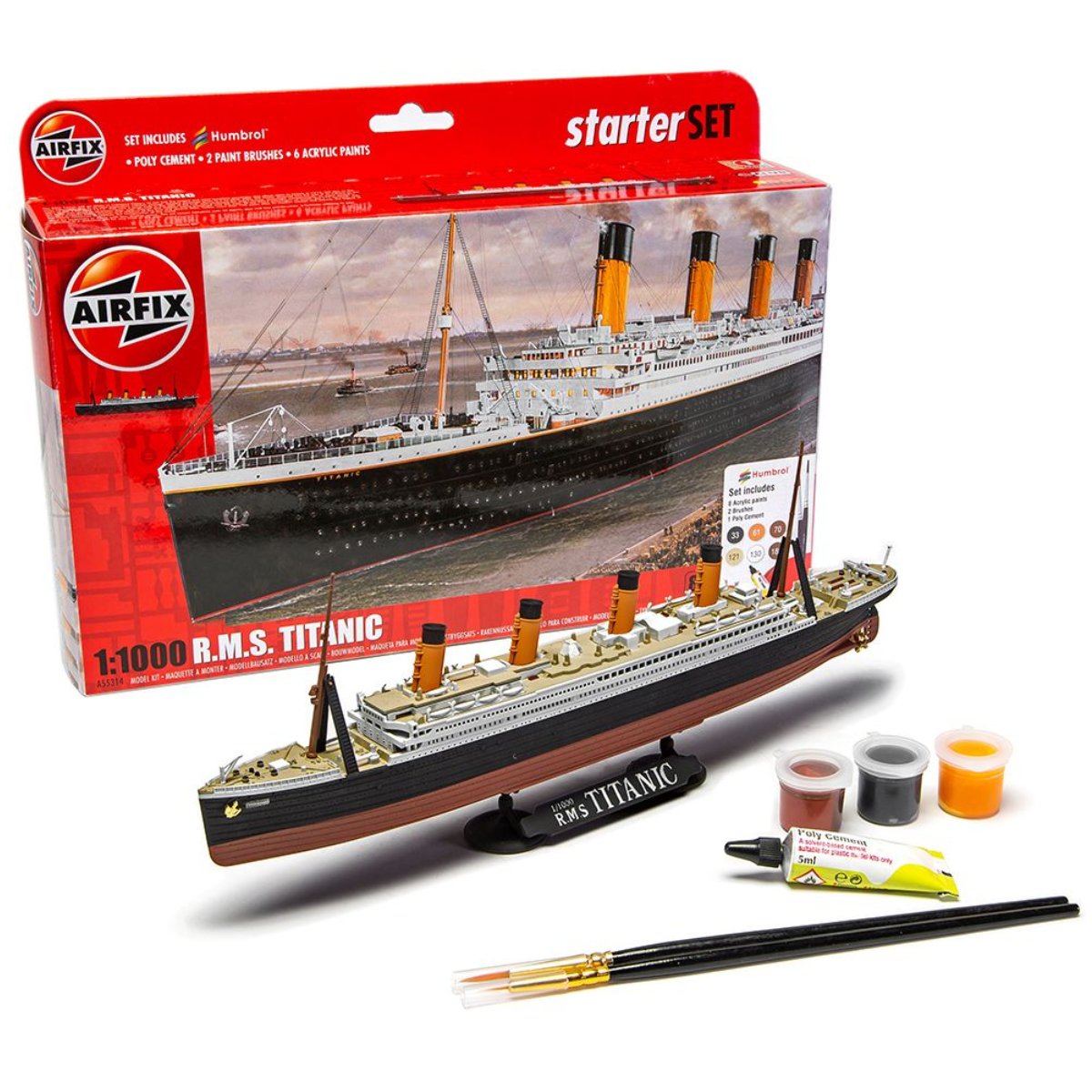 Airfix A55314 RMS Titanic Starter Set 1:1000 - Phillips Hobbies