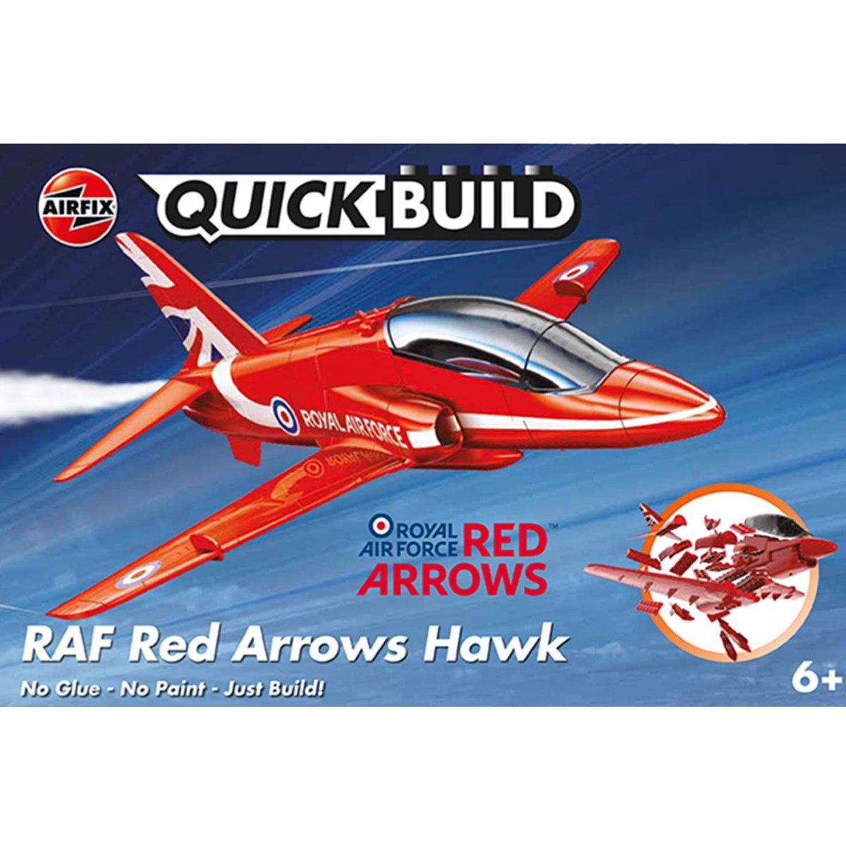 Airfix J6018 QUICKBUILD Red Arrows Hawk - Phillips Hobbies