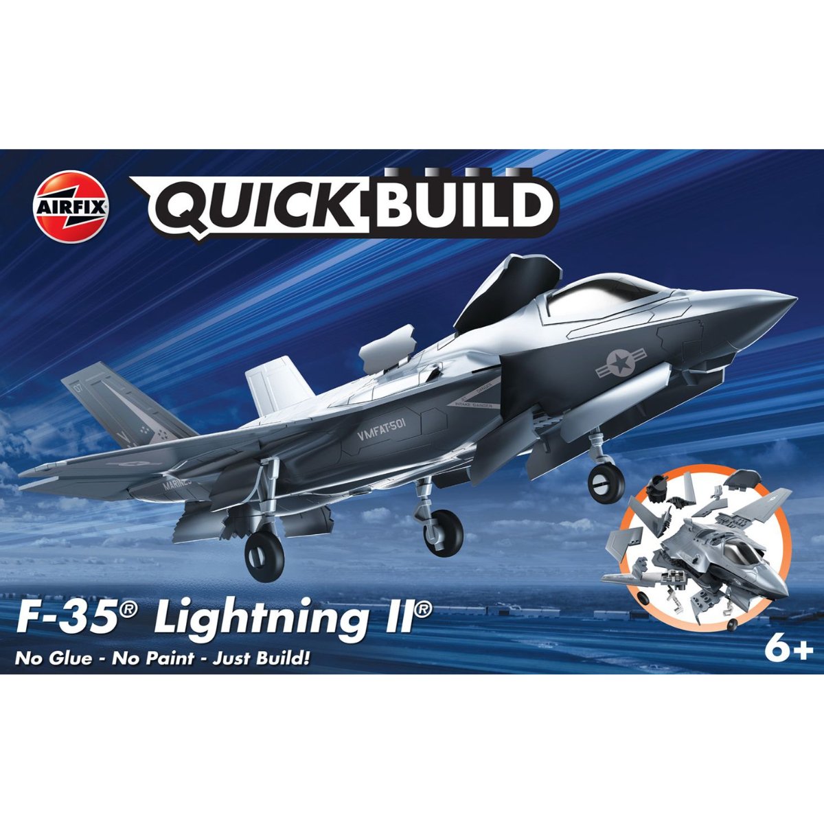 Airfix J6040 QUICKBUILD F - 35B Lightning II - Phillips Hobbies