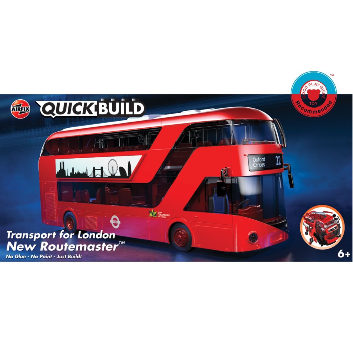 Airfix J6050 QUICKBUILD Transport for London New Routemaster - Phillips Hobbies