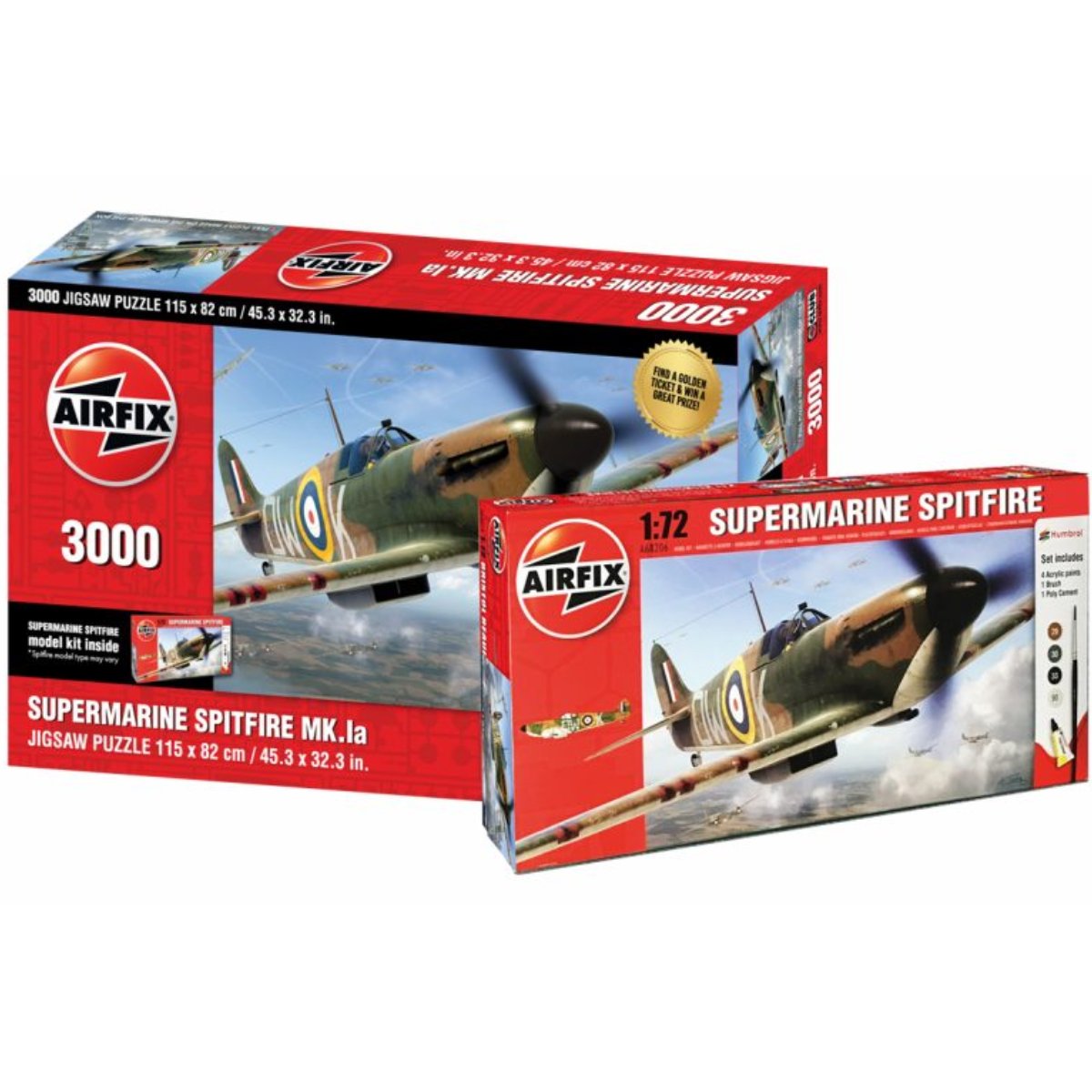 Airfix Supermarine Spitfire Mk.1a Jigsaw Puzzle 3000 Pieces - Phillips Hobbies