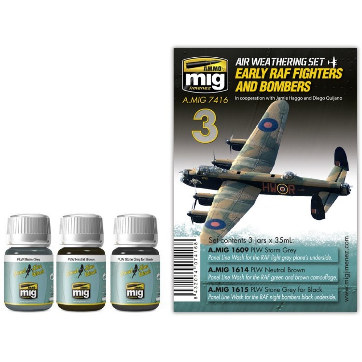 Ammo Mig RAF Fighters & Bombers Weathering Set - Phillips Hobbies