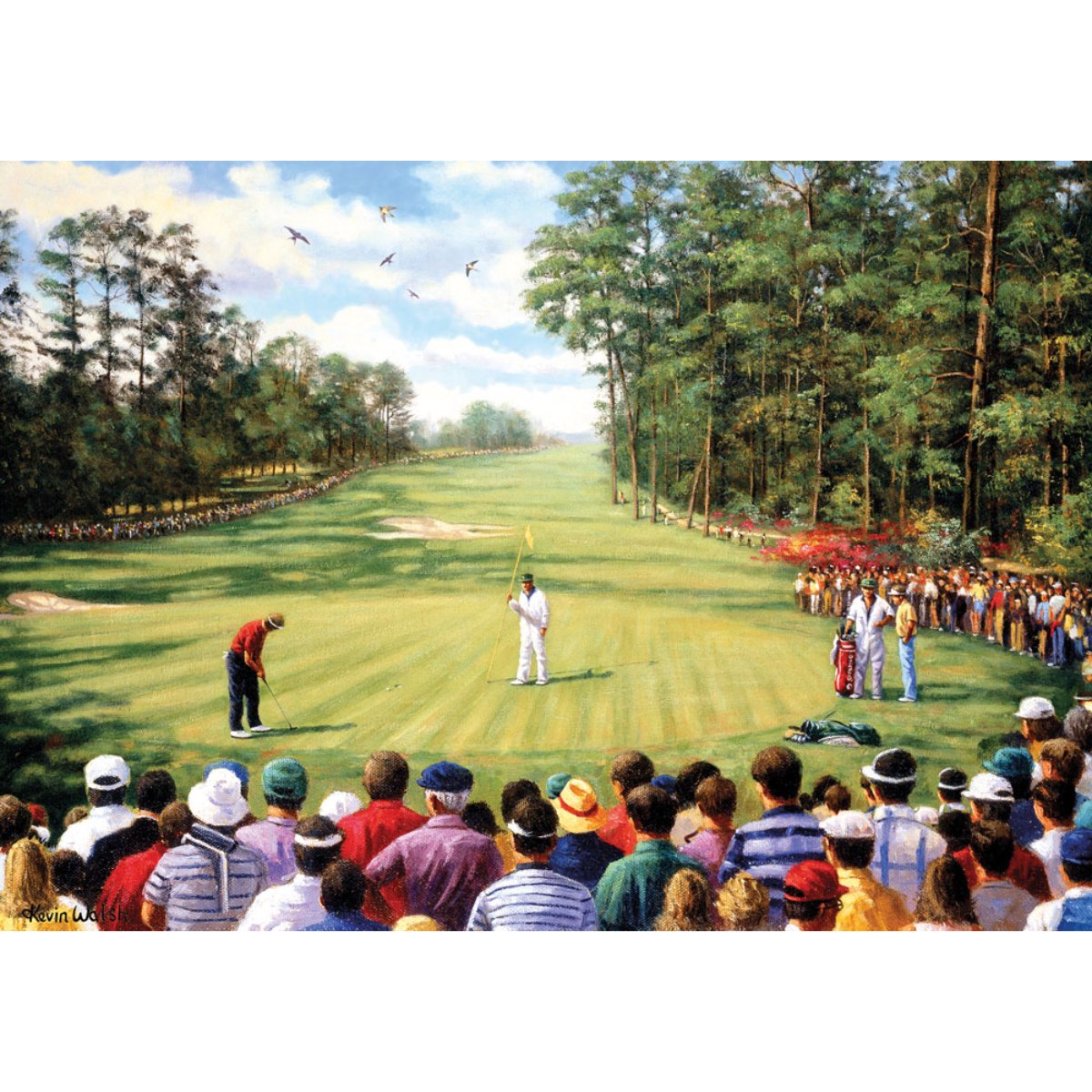 At The Golf Tournament - Kevin Walsh 1000 Piece Jigsaw Puzzle - Phillips Hobbies