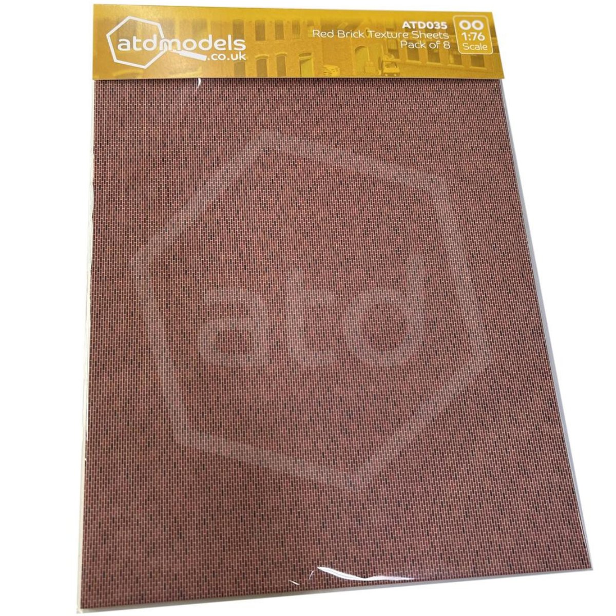 ATD Models Red Brick Texture Pack - OO Gauge - Phillips Hobbies