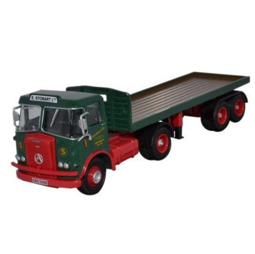 Atlas Editions Atkinson Borderer with Flatbed Trailer - Eddie Stobart - Phillips Hobbies