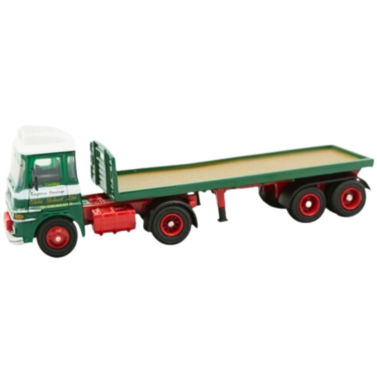 Atlas Editions ERF LV Platform Trailer Eddie Stobart 'Lynda' - 1:76 Scale - Phillips Hobbies