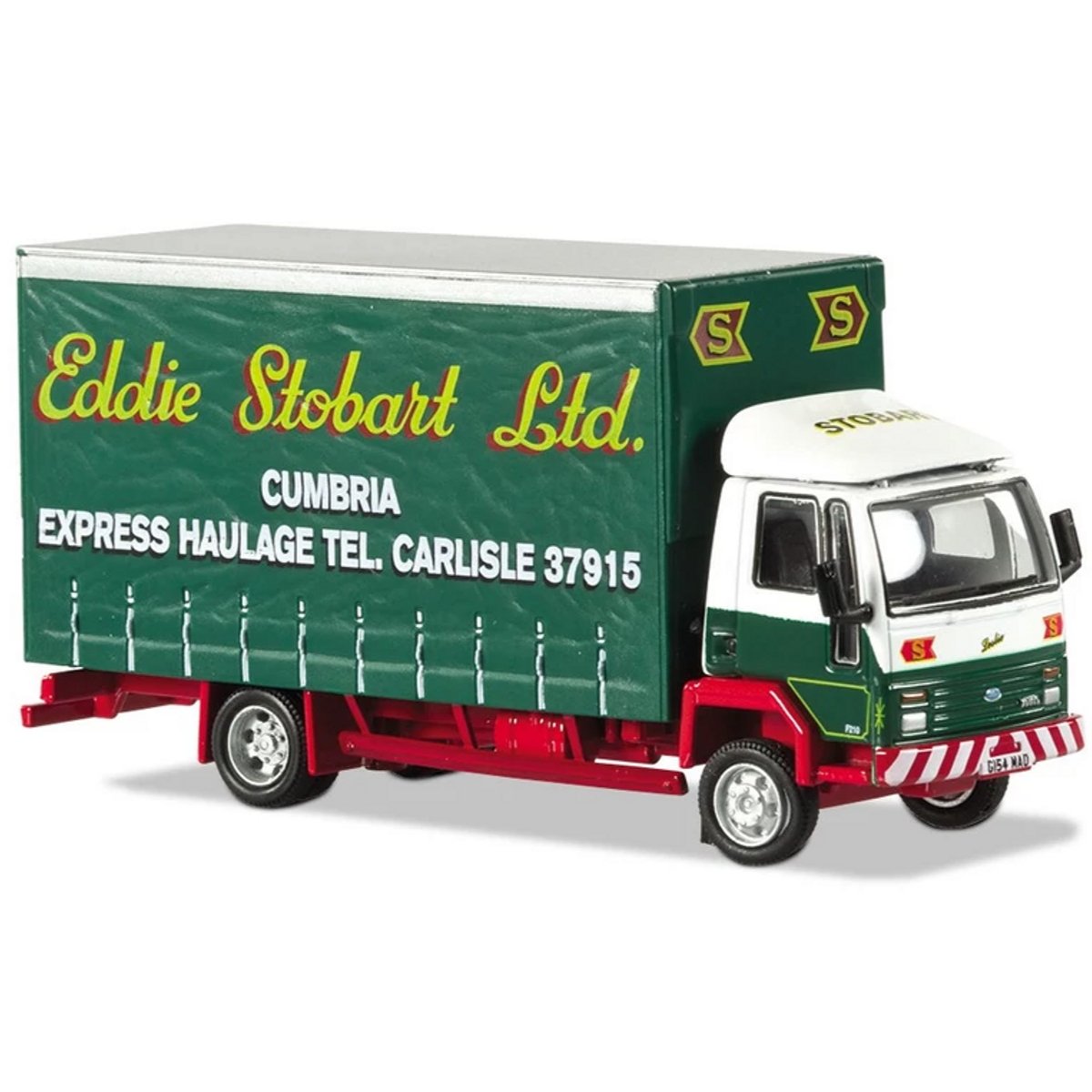 Atlas Editions Ford Cargo Curtainside Lorry - Eddie Stobart - Phillips Hobbies