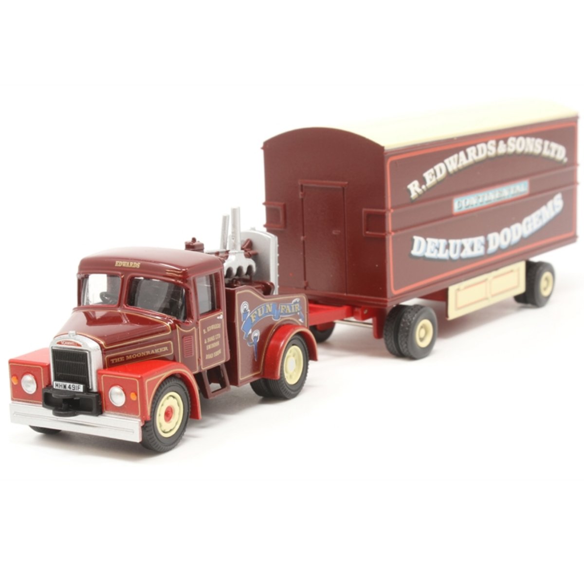 Atlas Editions Scammell Highwayman, Generator Truck & Trailer, Edwards Deluxe Dodgems - Phillips Hobbies