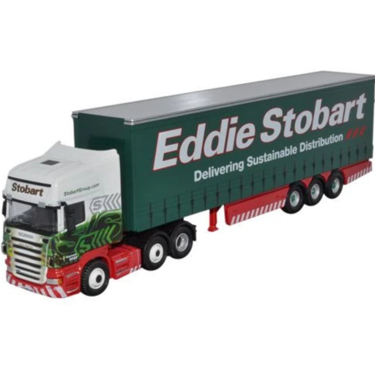 Atlas Editions Scania Topline Curtainside - Eddie Stobart (Karen Patricia) - Phillips Hobbies