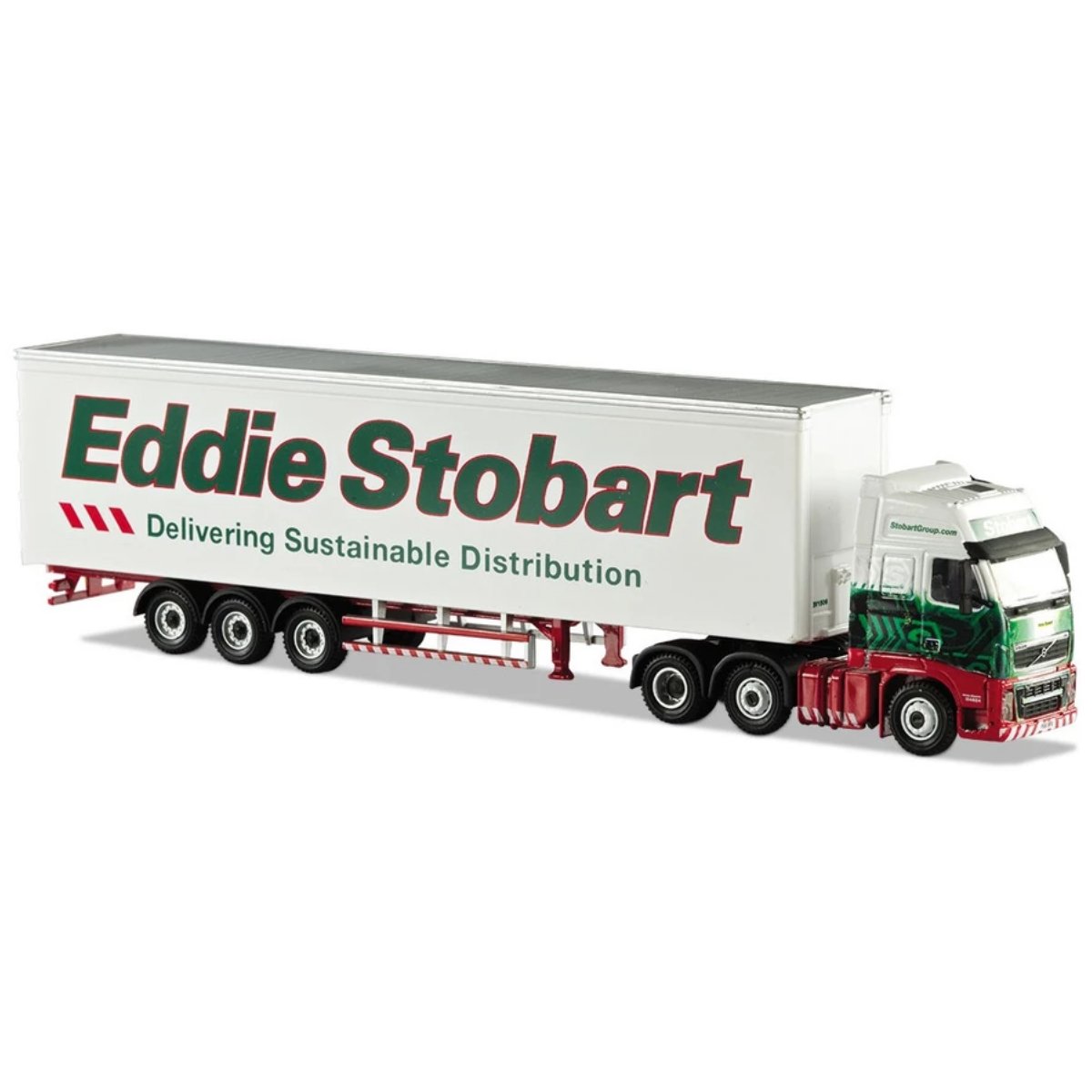 Atlas Editions Volvo FH 460 Box Trailer - Eddie Stobart - Phillips Hobbies