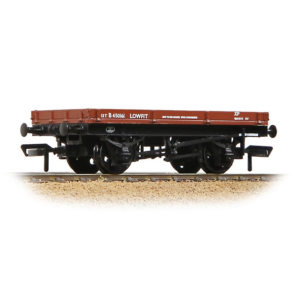 Bachmann 1 Plank 'Lowfit' Wagon BR Bauxite (Late) - OO Gauge - Phillips Hobbies