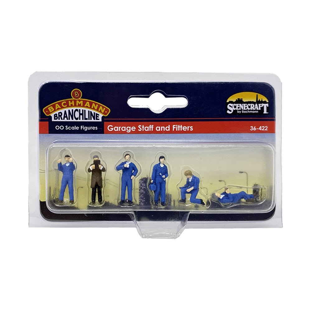 Bachmann 36 - 422 Scenecraft Garage Staff and Fitters Figures - OO Gauge - Phillips Hobbies