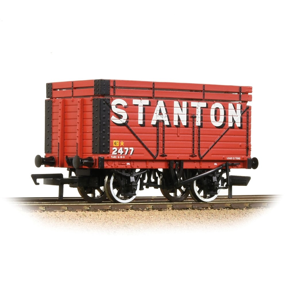 Bachmann 37 - 206B 8 Plank Wagon Coke Rails 'Stanton' Red - OO Gauge - Phillips Hobbies