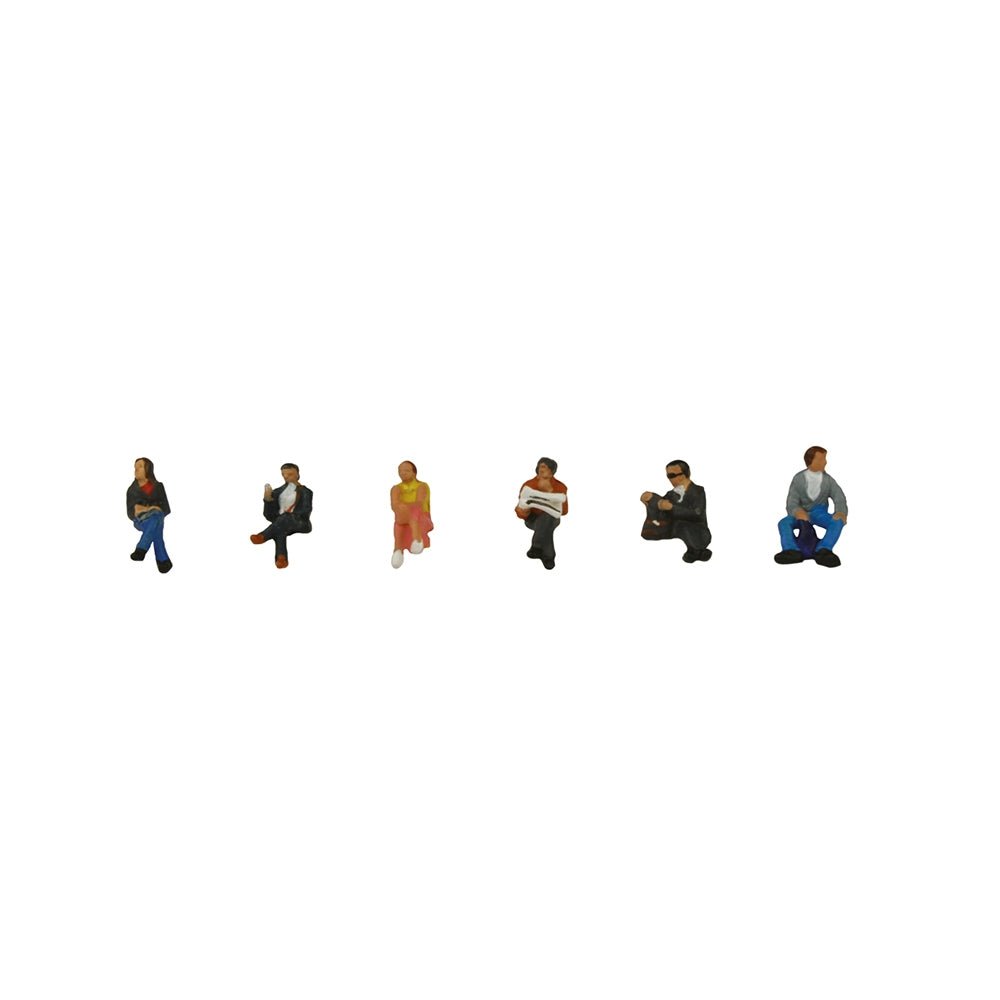 Bachmann 379 - 305 Scenecraft Station Passengers Sitting Figures - N Gauge - Phillips Hobbies