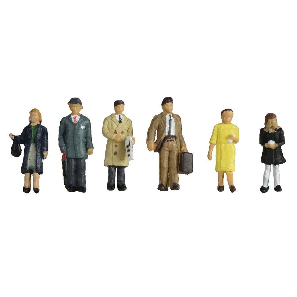 Bachmann 379 - 315 Scenecraft 1960s/70s Standing Station Passengers Figures - N Gauge - Phillips Hobbies