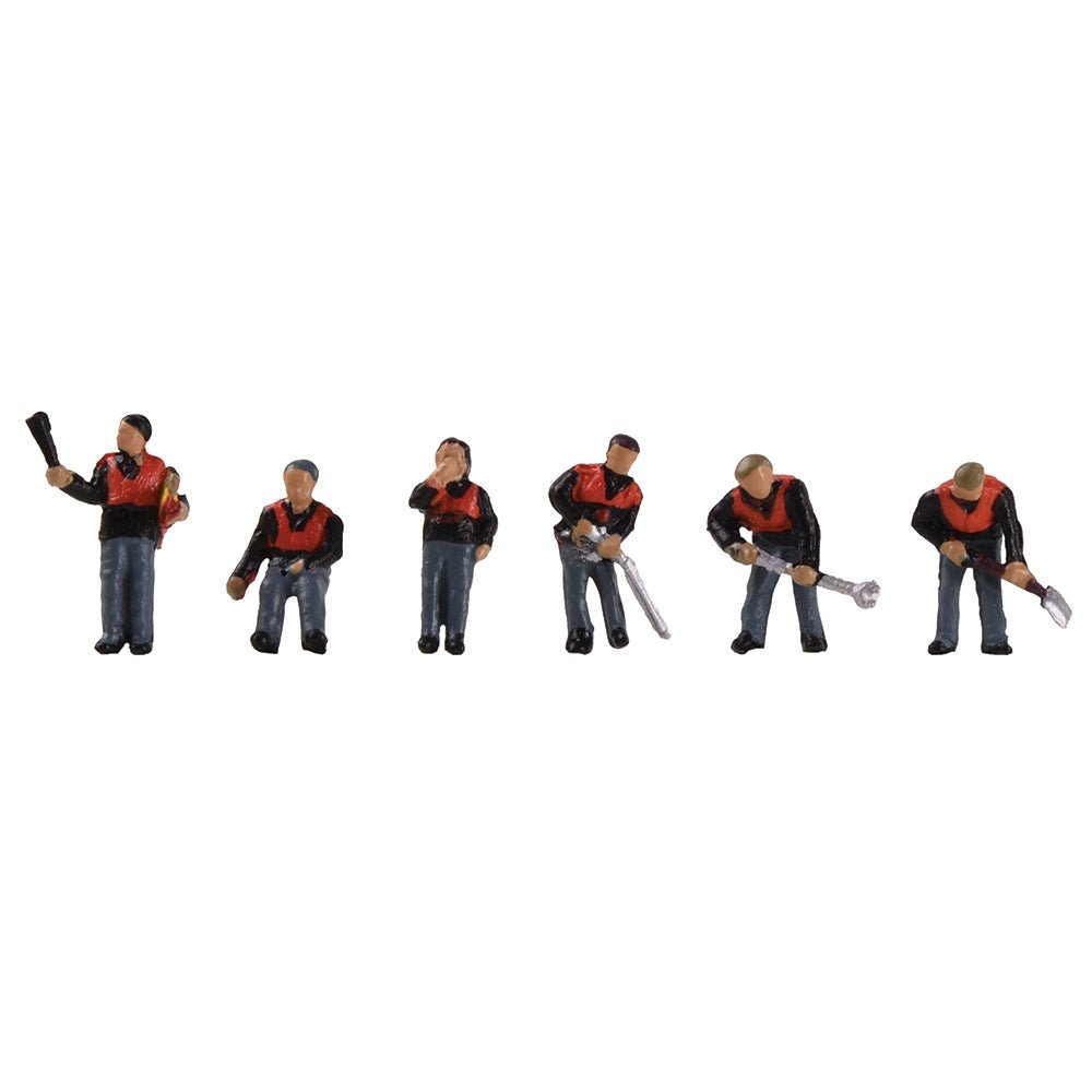 Bachmann 379 - 330 Scenecraft 1960s/'70s Lineside Workers Figures - N Gauge - Phillips Hobbies