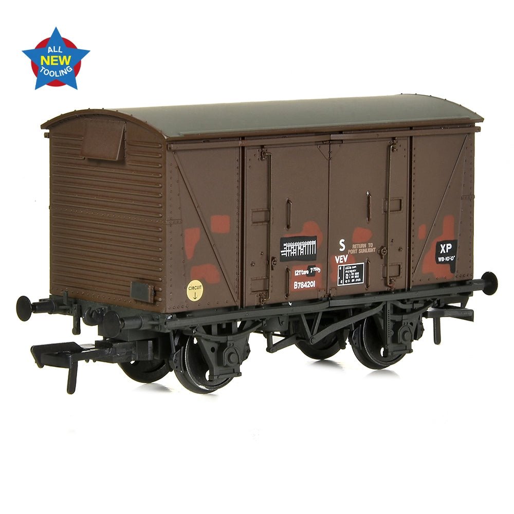 Bachmann 38 - 873 BR 12T 'Vanwide' Ventilated Van BR Bauxite (TOPS) [W] - OO Gauge - Phillips Hobbies