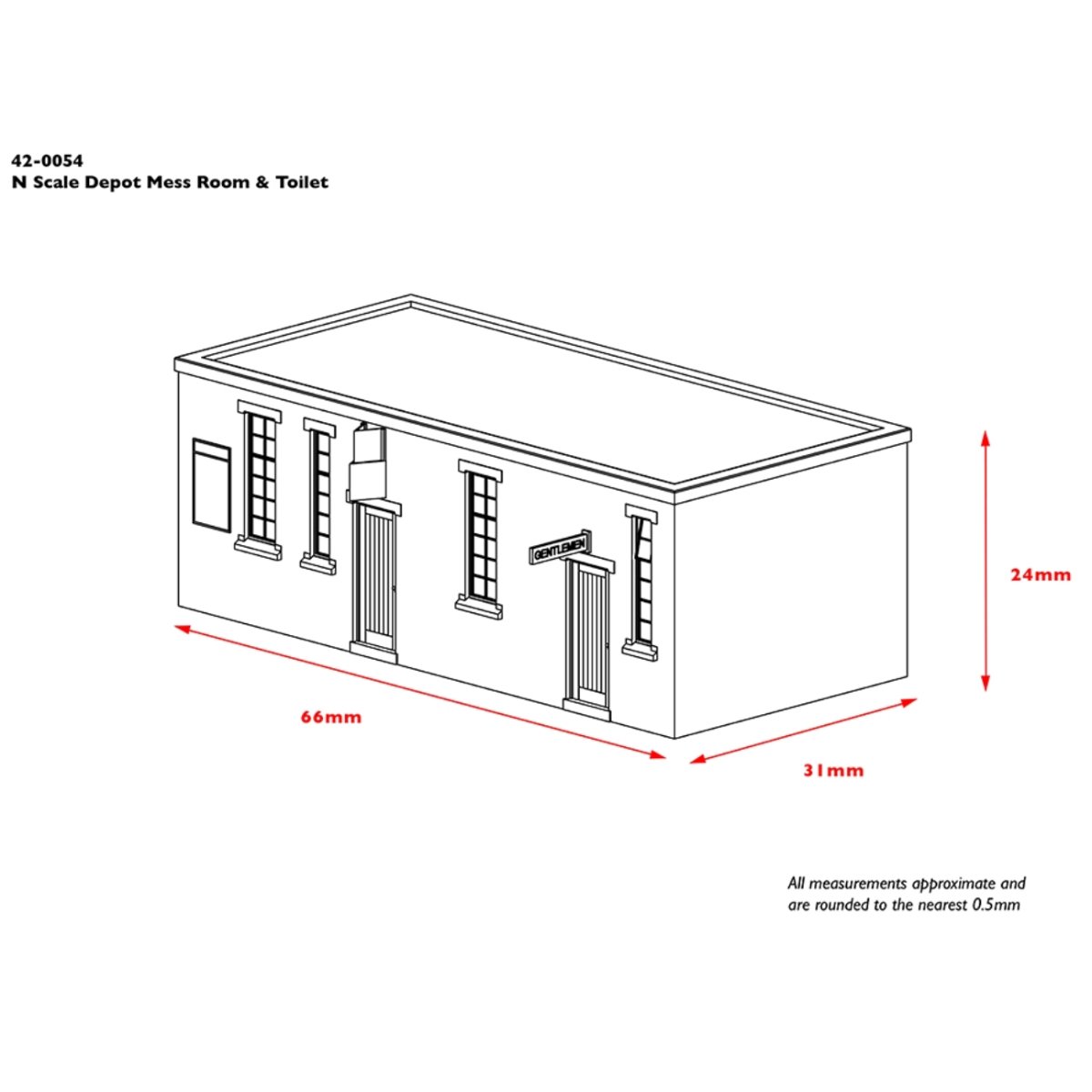 Bachmann 42 - 0054 Scenecraft Depot Mess Room and Toilet - N Gauge - Phillips Hobbies