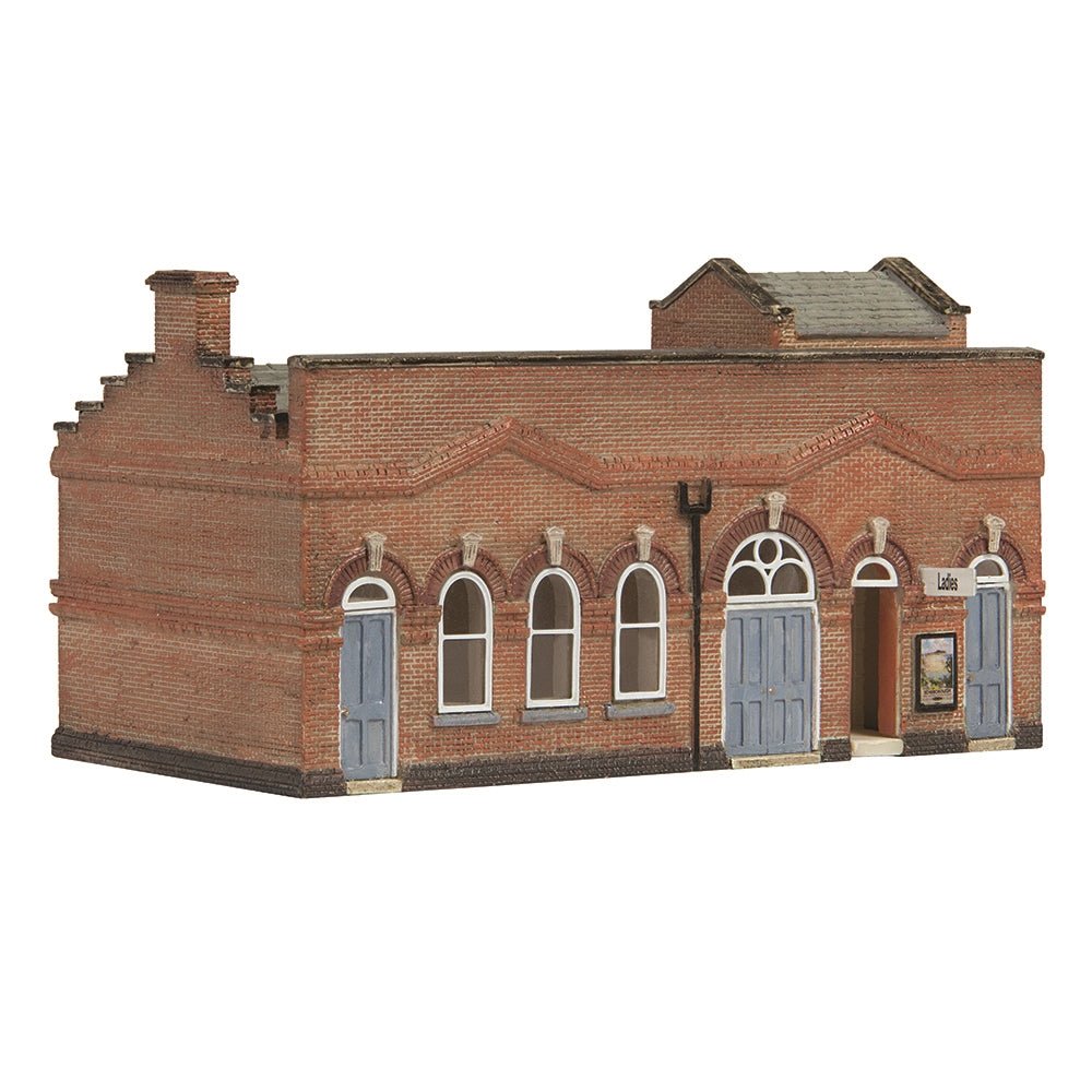 Bachmann 42 - 0067B Scenecraft March Station Facilities and Stores Blue - N Gauge - Phillips Hobbies