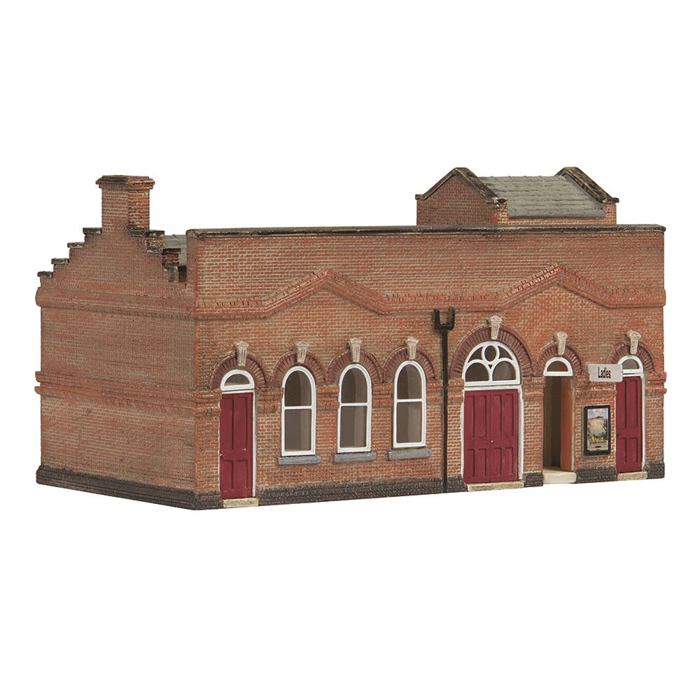 Bachmann 42 - 0067R Scenecraft March Station Facilities and Stores Red - N Gauge - Phillips Hobbies