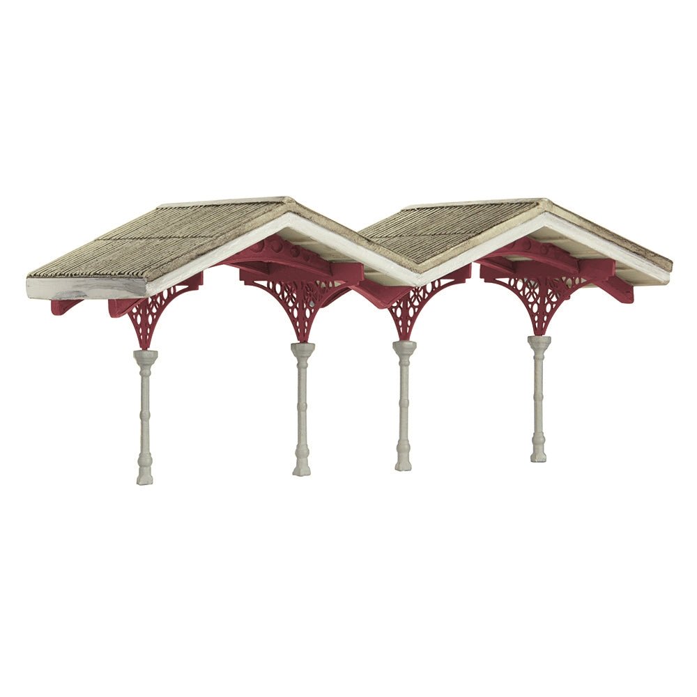 Bachmann 42 - 0068R Scenecraft March Station Canopy Red - N Gauge - Phillips Hobbies