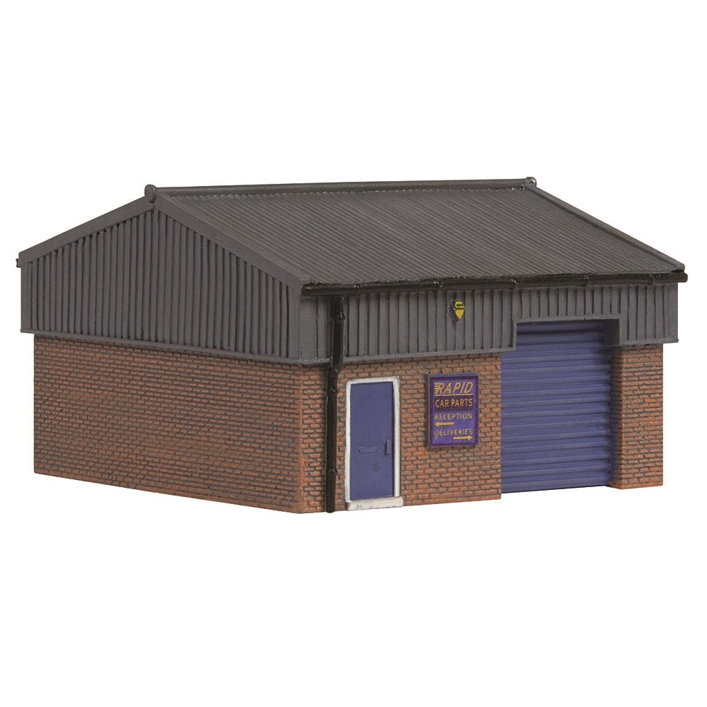 Bachmann 42 - 0090B Scenecraft Small Industrial Unit Blue - N Gauge - Phillips Hobbies