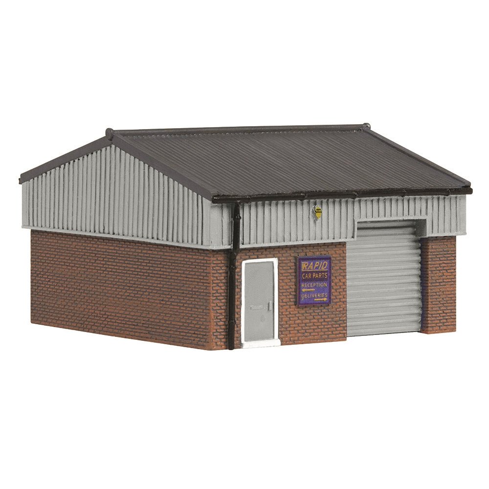 Bachmann 42 - 0090G Scenecraft Small Industrial Unit Grey - N Gauge - Phillips Hobbies