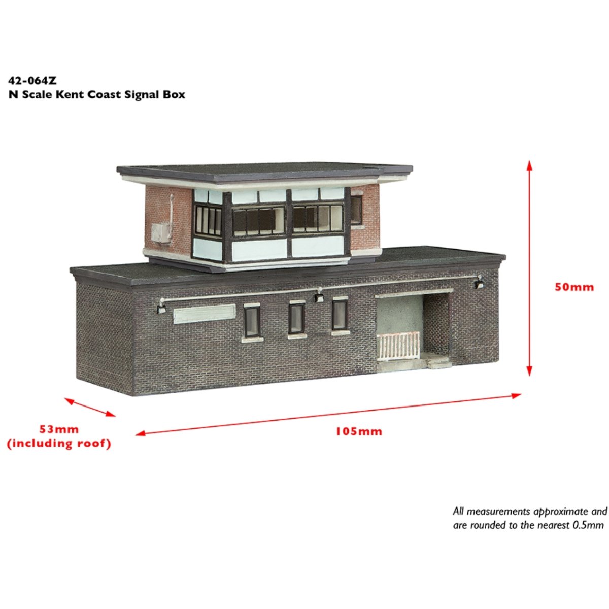 Bachmann 42 - 064Z Scenecraft Kent Coast Signal Box - N Gauge - Phillips Hobbies