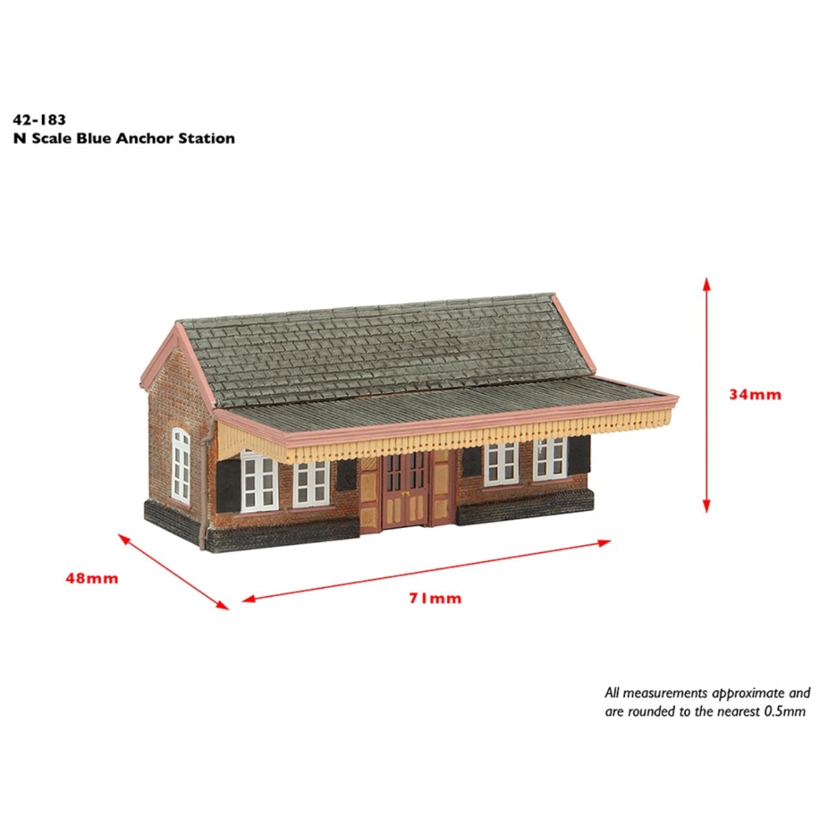 Bachmann 42 - 183 Scenecraft Blue Anchor Station - N Gauge - Phillips Hobbies