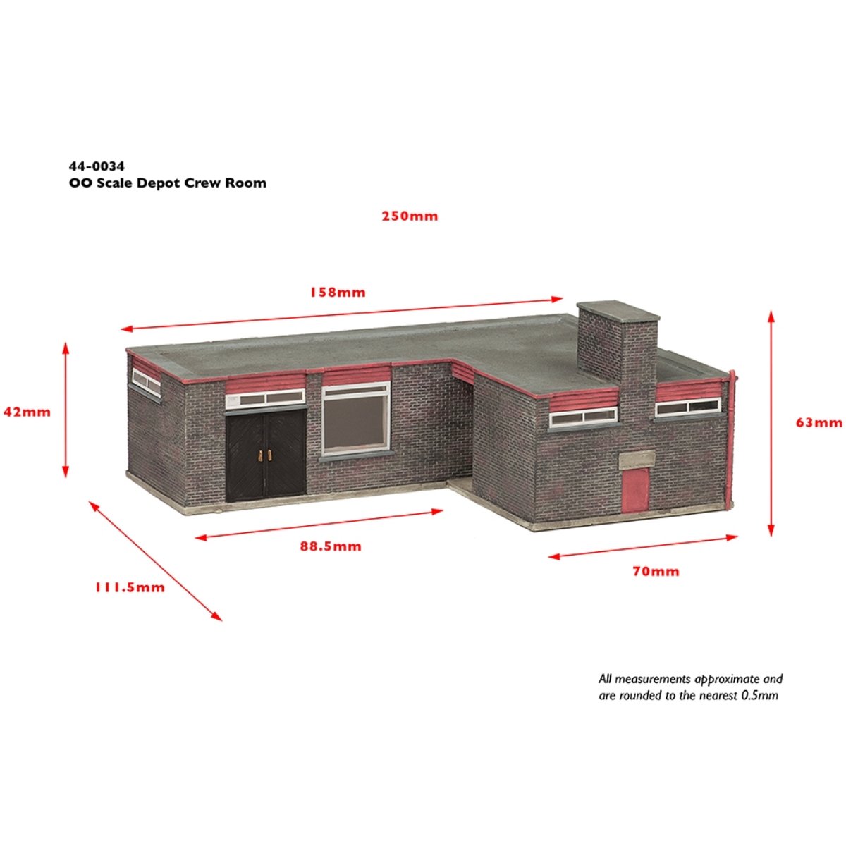 Bachmann 44 - 0034 Scenecraft Depot Crew Room - OO Gauge - Phillips Hobbies