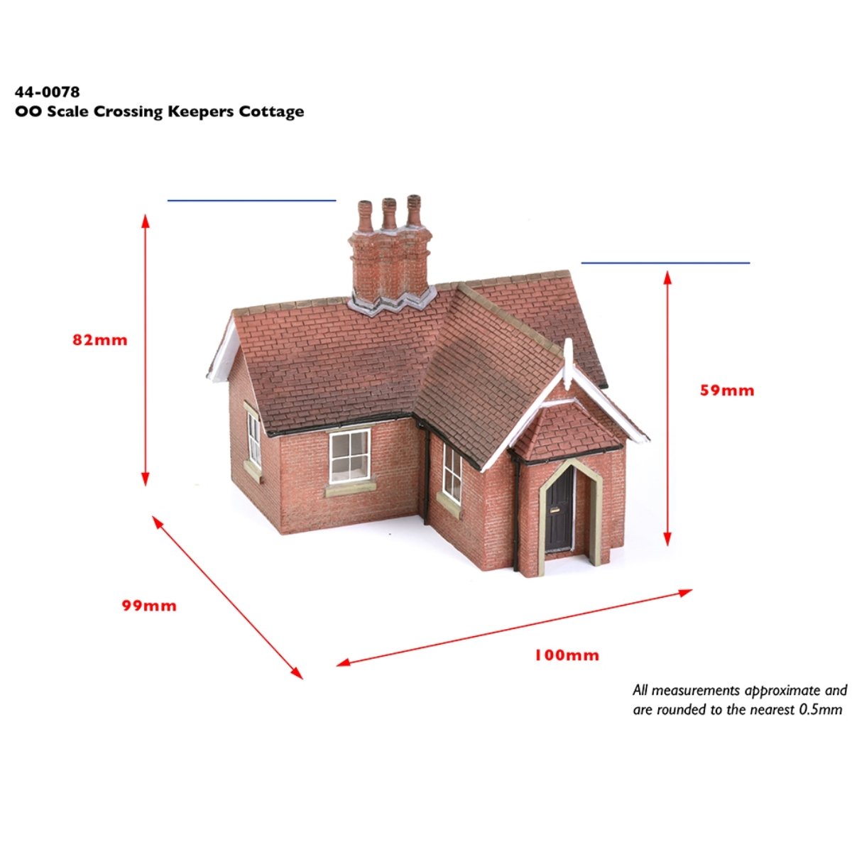 Bachmann 44 - 0078 Scenecraft Crossing Keeper's Cottage - OO Gauge - Phillips Hobbies